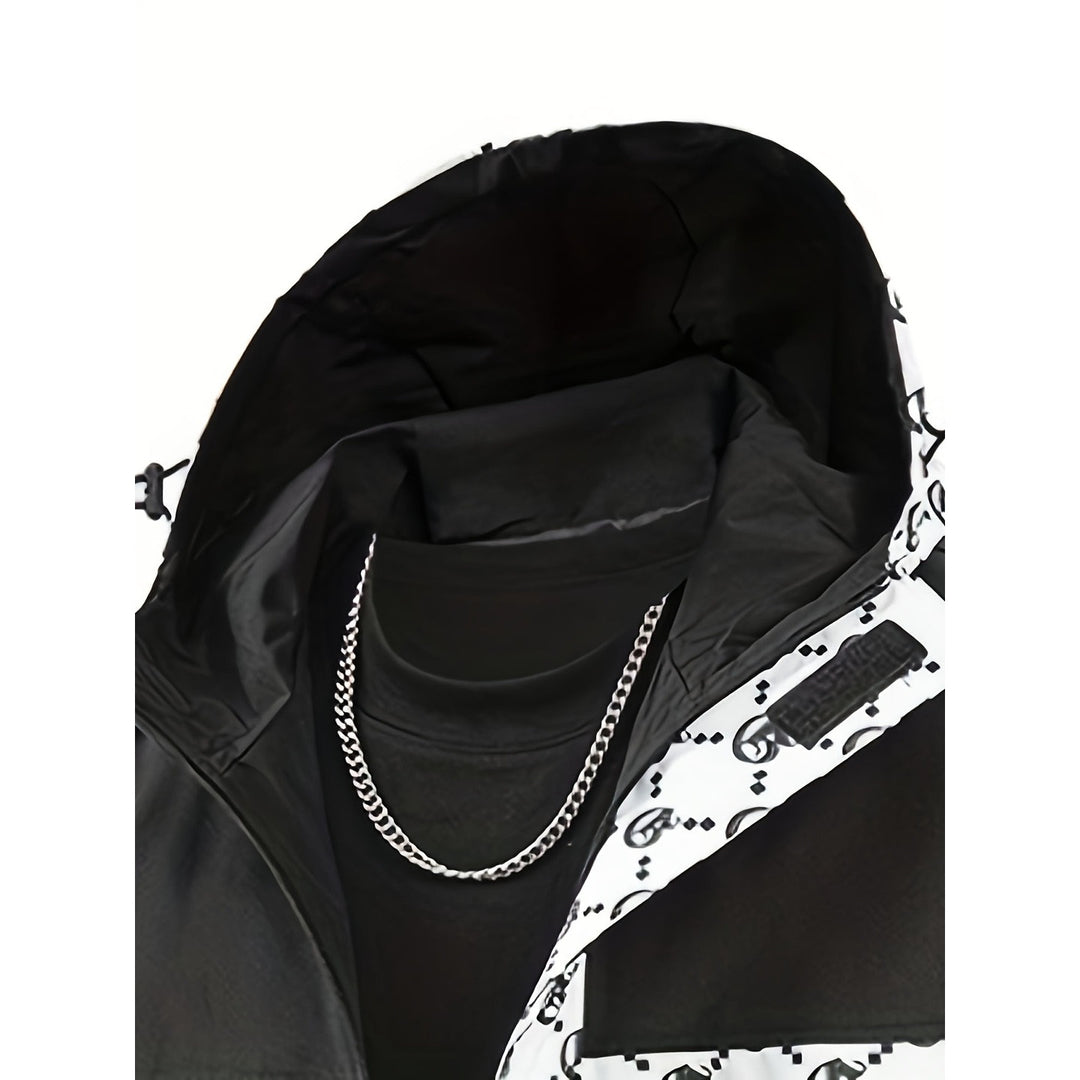 Veste homme oversize à capuche zippée – look moderne