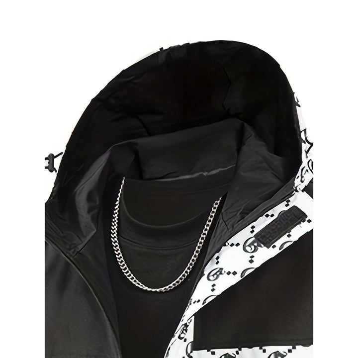 Veste homme oversize à capuche zippée – look moderne