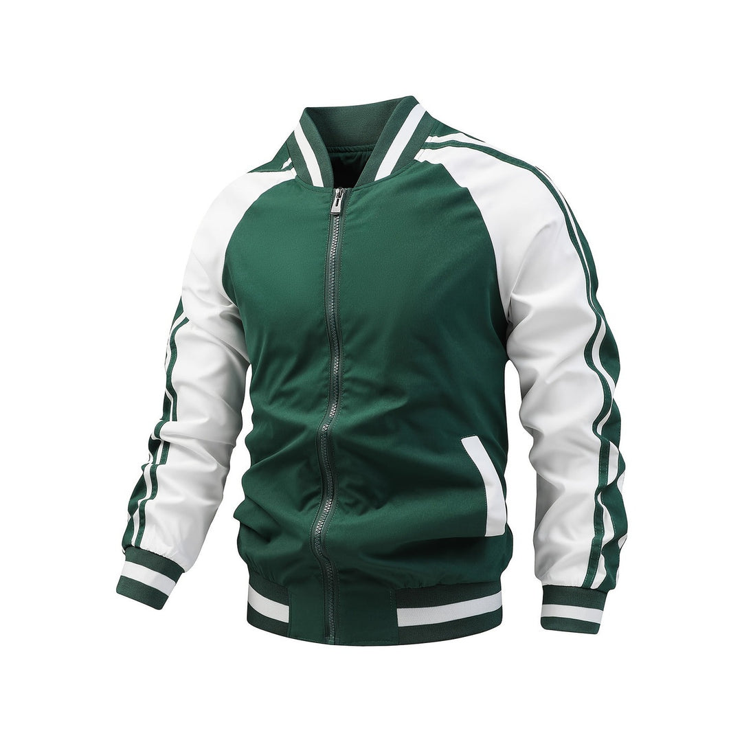 Veste homme style varsity color block – légère et confortable