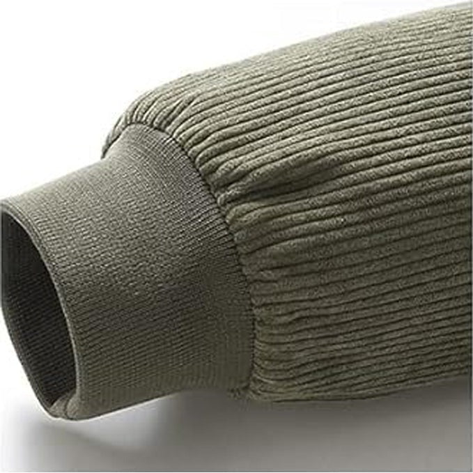 Veste Léopold en velours côtelé doublée sherpa – bien chaude
