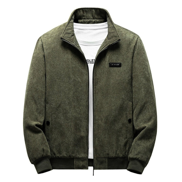 Veste Léopold en velours côtelé doublée sherpa – bien chaude
