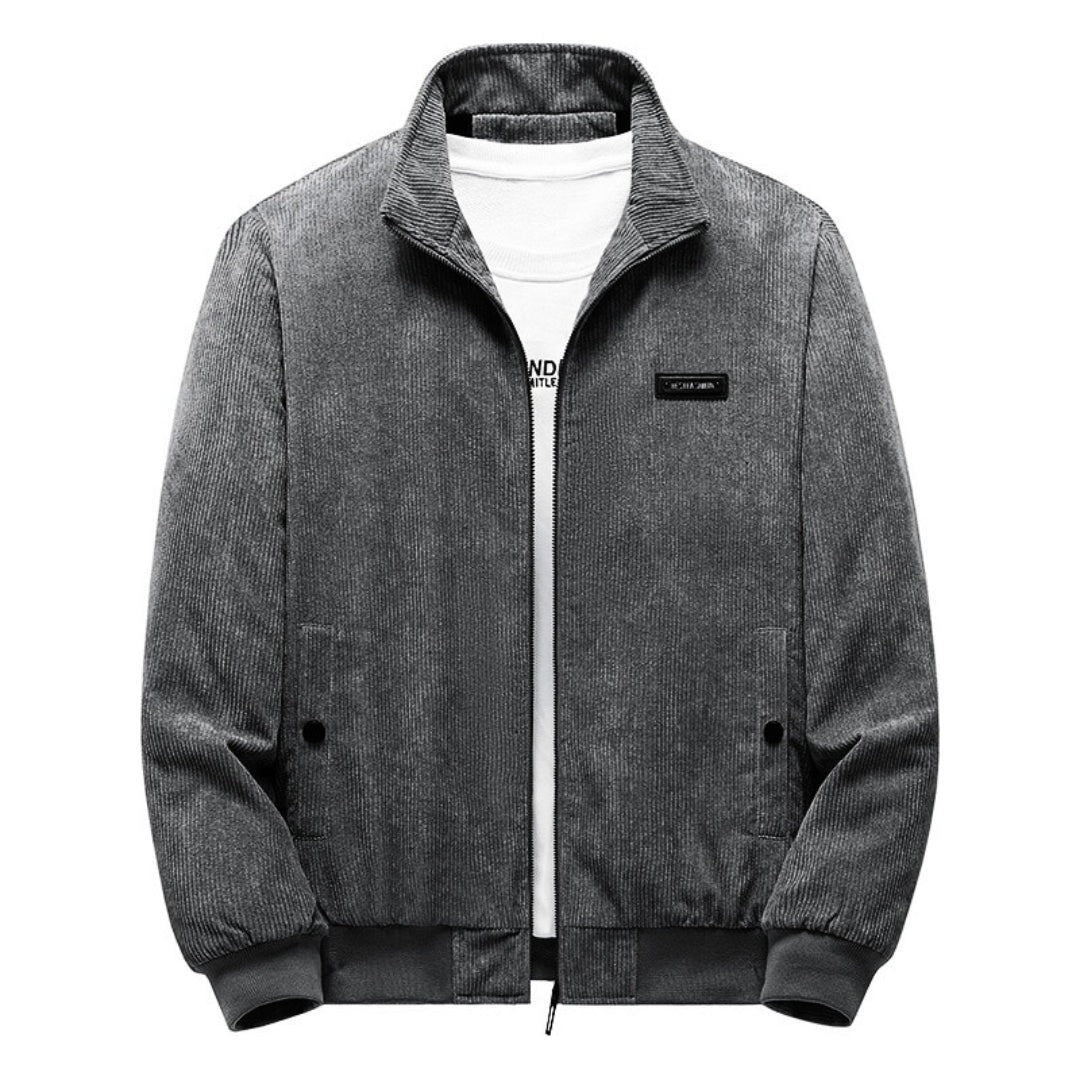 Veste Léopold en velours côtelé doublée sherpa – bien chaude
