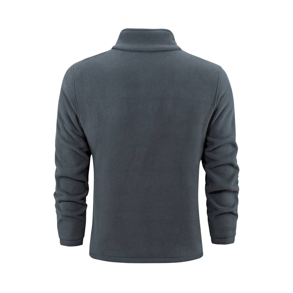 Veste polaire homme zippée à col montant – douce et chaude