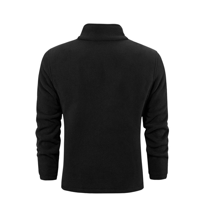 Veste polaire homme zippée à col montant – douce et chaude