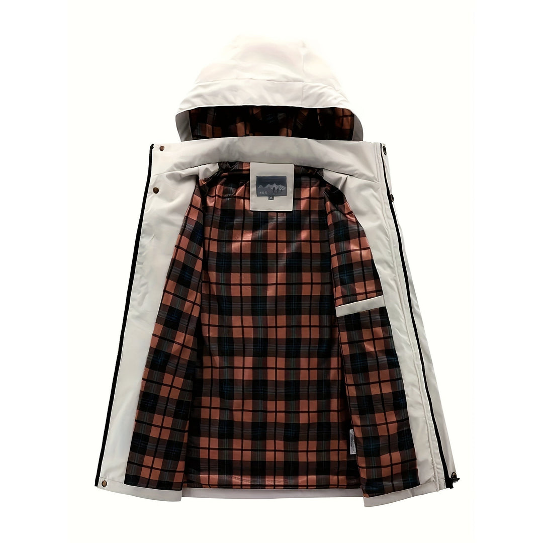 Veste softshell homme imperméable et coupe-vent à capuche