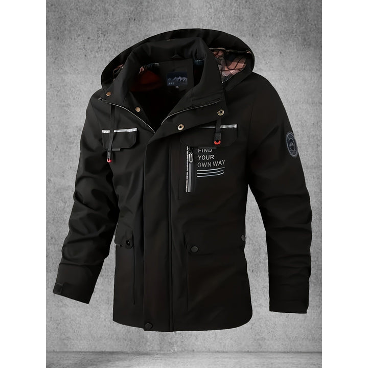 Veste softshell homme imperméable et coupe-vent à capuche