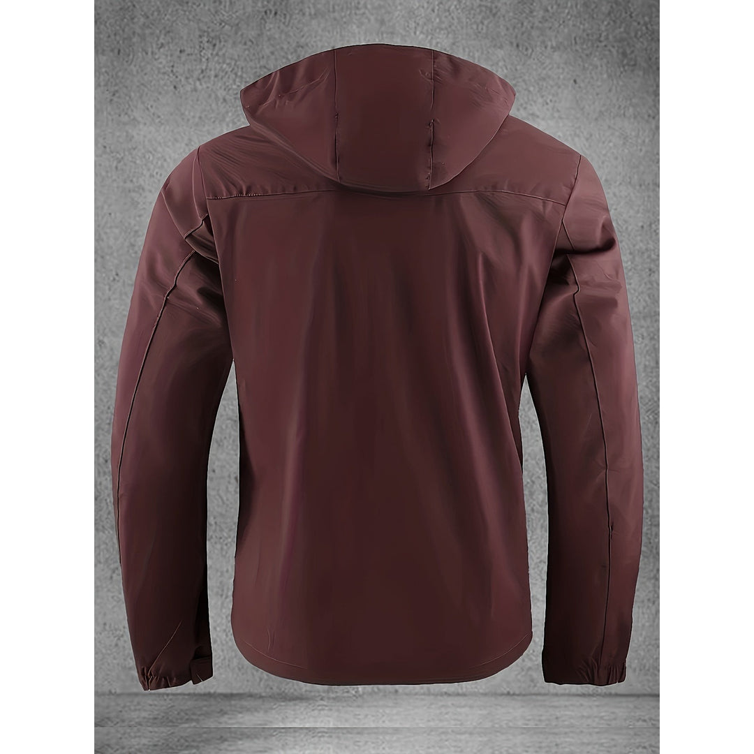 Veste softshell homme imperméable et coupe-vent à capuche