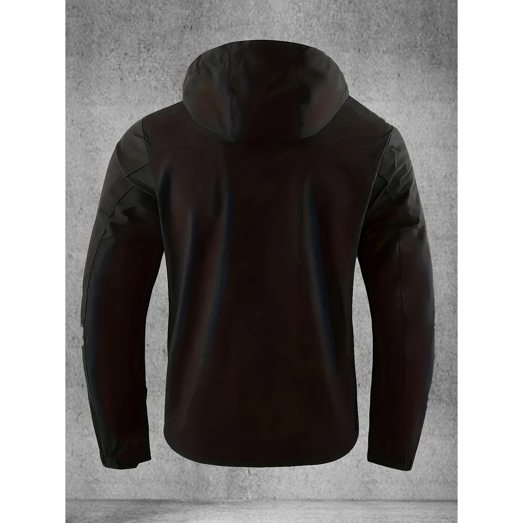 Veste softshell homme imperméable et coupe-vent à capuche