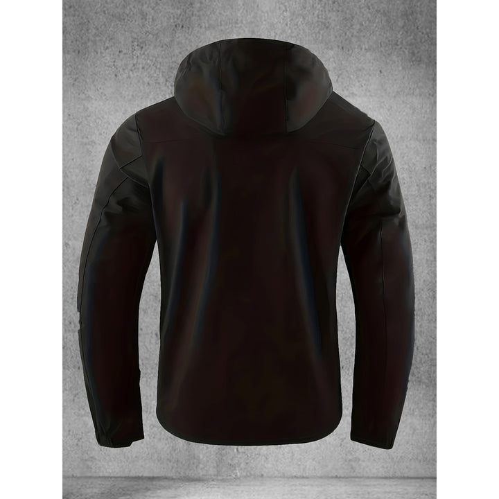 Veste softshell homme imperméable et coupe-vent à capuche