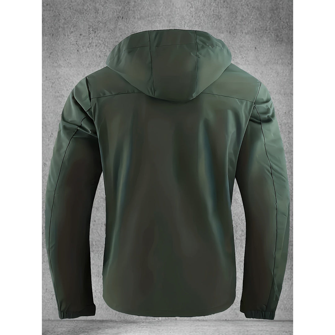 Veste softshell homme imperméable et coupe-vent à capuche